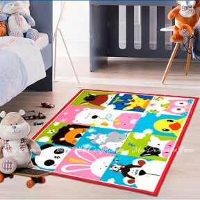 Коврик для детской комнаты Berni Cartoon Animals 100х130 (45976)