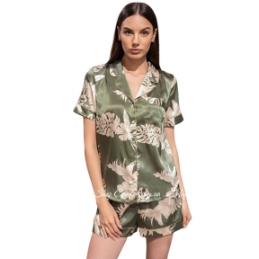 Шелковый комплект шорты с рубашкой Mia-Amore Лоренса 4244