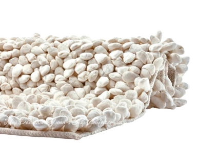 Кремовый коврик Aquanova Rocca Silver ivory 60х100