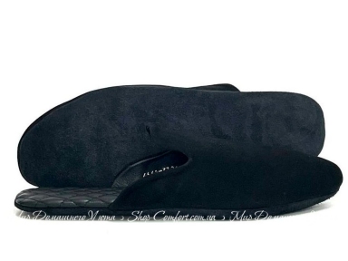 Домашние тапочки Pellagio 4641 черный замш мужские
