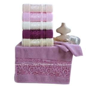 Набор махровых полотенец Cestepe VIP Cotton Costa 70х140 хлопок 6пр.