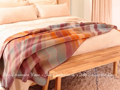Хлопковый плед Biederlack Bocasa Wohndecke Love 150х200