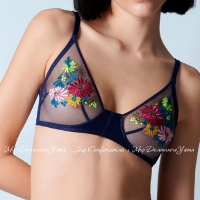 Бюстгальтер с мягкой чашкой Simone Perele Elsa 1A6250 синий