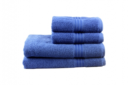 Махровое полотенце банное Hobby Rainbow 70х140 синий