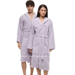 Махровый халат с капюшоном Trussardi Hood Pearl-946