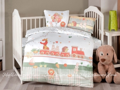 Сатиновое постельное белье First Choice 3D Toys для новорожденных