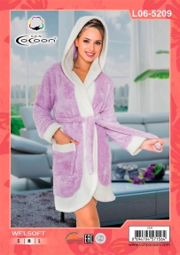Женский халат Cocoon 06-5209 lila