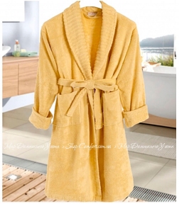 Махровый халат Irya Wellas yellow