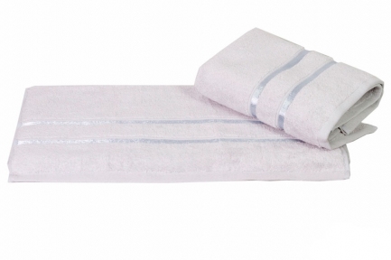 Махровое полотенце банное Hobby Dolce 70х140 серо-голубой