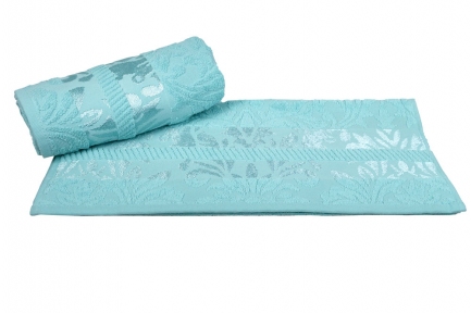 Махровое полотенце для лица Hobby Versal 50х90 бирюзовый