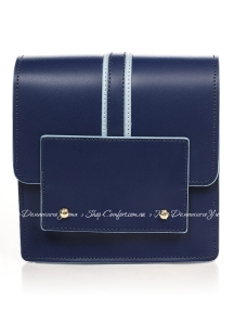 Клатч Italian Bags 1721_blue Кожаный Синий