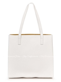 Сумка На Каждый День Italian Bags 6541_white Кожаная Белый