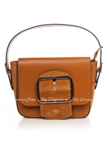 Клатч Italian Bags 6563_cuoio Кожаный Коньячный