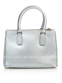 Клатч Italian Bags 8345_silver Кожаный Серебро