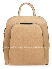 Рюкзак Italian Bags 8502_taupe Кожаный Таупе