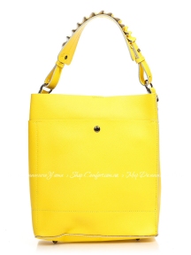 Сумка На Каждый День Italian Bags 8965_yellow Кожаная Желтый