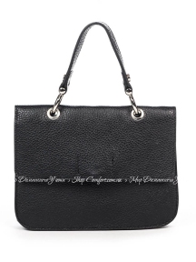 Клатч Italian Bags STK_SM_8384_black Кожаный Черный