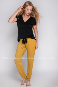 Комплект женский футболка с брюками Sensis Sophie mustard
