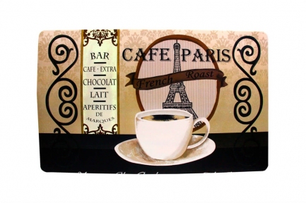 Коврик универсальный IzziHome Comfort Eko 45X75 Cafe Paris (2200000545640)