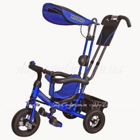 Велосипед 3-х колесный Mini Trike надувные (синий) 10-8 дюймов