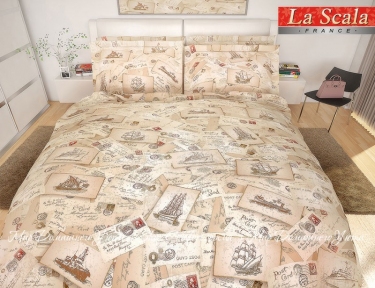Комплект постельного белья La Scala P-003 семейный