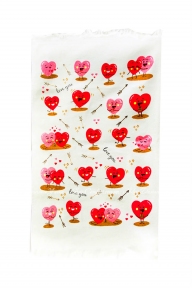 Махровое полотенце для кухни IzziHome Любовь Розовый 40X60 (2200000546364)
