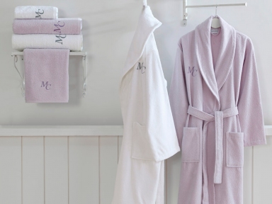 Набор халатов Marie Claire Danya lilac-white