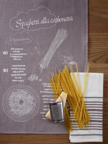 Набор кухонных полотенец Pavia Spaghetti Alla Carbonara 40х60