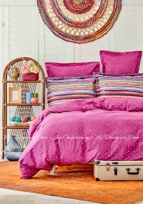Набор постельного белья Sarah Anderson Adya Mor 200х220 евро фиолетовый