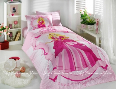 Набор постельного белья Hobby Ranforce Princess Розовый Полуторный (8698499130852)