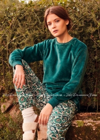 Женская пижама Gisela 3/1640 зеленый