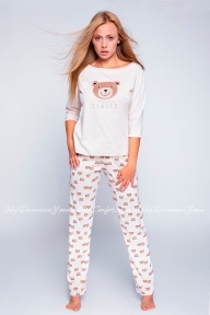 Пижама брюки с регланом Sensis Bear