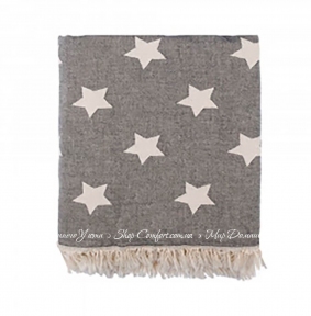 Плед микроплюш Barine Star Throw Black 130х170 черный