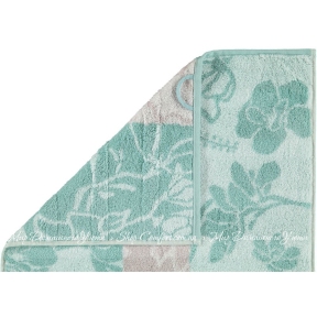 Полотенце Cawoe Noblesse Interior Floral 1080-44 seegreen 50х100