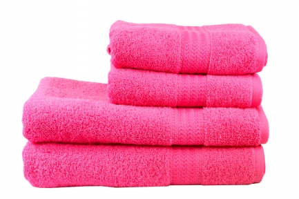 Махровое полотенце для лица Hobby Rainbow 50х90 розовый