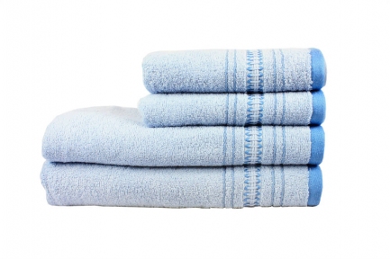 Махровое полотенце для лица LightHouse Pacific 50х90 голубой