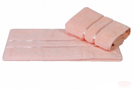 Махровое полотенце для рук Hobby Dolce 30х50 персиковый