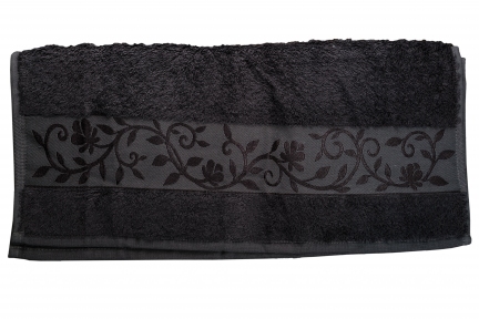 Полотенце Hanibaba темно-серый 50x90 бамбук
