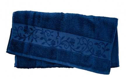 Полотенце Hanibaba Темно-Синий бамбук 70х140 (m012926)