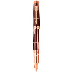 Перьевая ручка Parker PREMIER Luxury Brown PT FP F (89 912K)