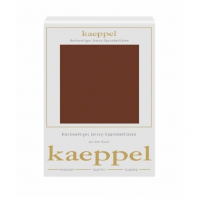 Простынь на резинке KAEPPEL шоколадный 90х200 трикотаж