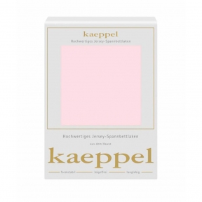 Простынь на резинке KAEPPEL светло-розовый 90х200 трикотаж