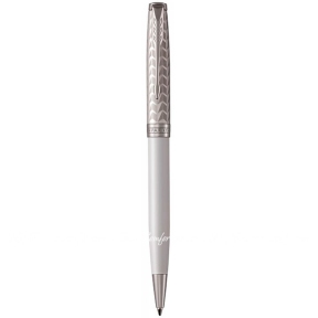 Ручка шариковая Parker SONNET 17 Metal Pearl Lacquer CT BP (87 432)