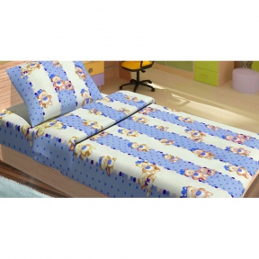 Детское постельное белье для младенцев Lotus ранфорс MiMi голубой