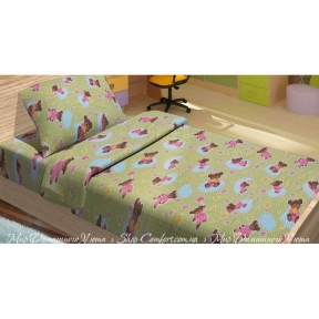 Детское постельное белье для младенцев Lotus ранфорс BoBi зеленый