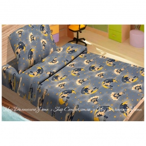 Детское постельное белье для младенцев Lotus ранфорс ToBi синий