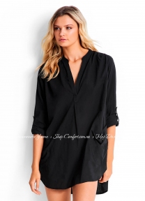 Рубашка женская Seafolly 52815-TO black