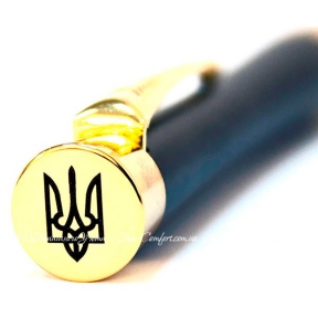 Ручка шариковая Parker URBAN Muted Black GT BP Трезубец (20 232Ч_TR)