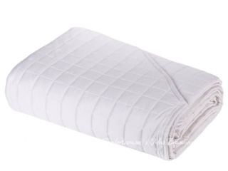 Стеганое хлопковое покрывало Fazzini  Trecento 270х270 Bianco-00 белое