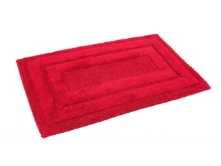 Красный хлопковый коврик PHP Sirio 55х130 carminio